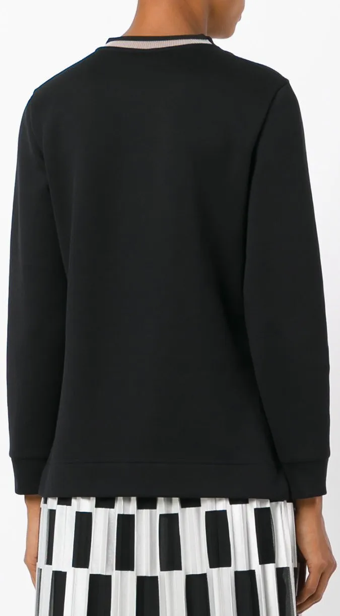 Floral Embroidered Sweater