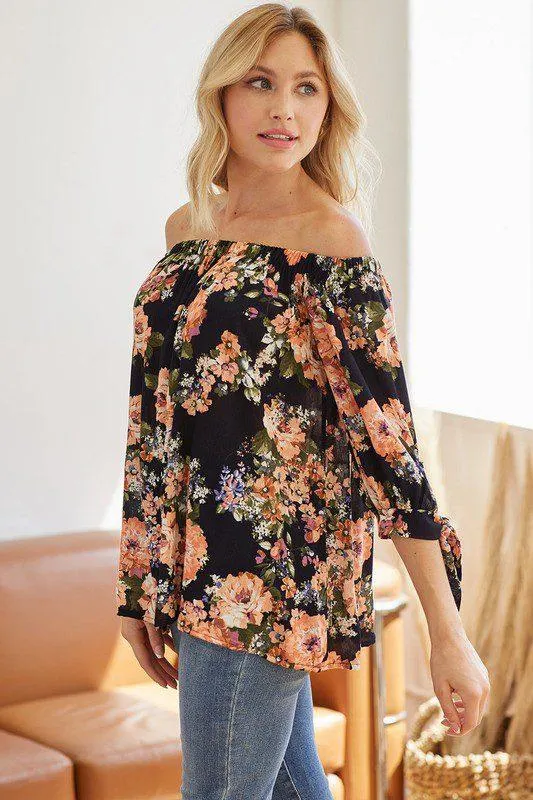 Floral Off Shoulder Top