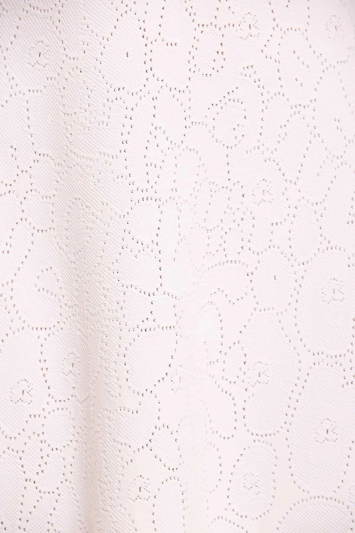 Floral Pointelle Knit Gown