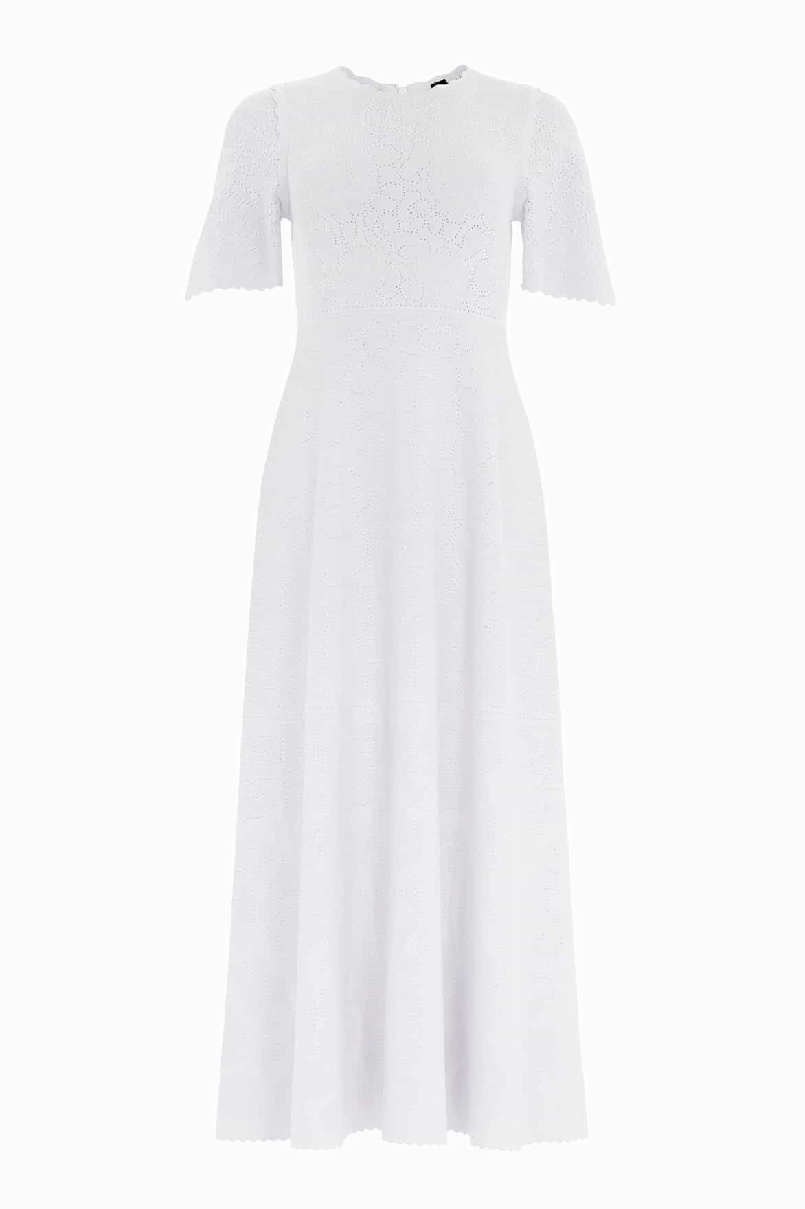 Floral Pointelle Knit Gown