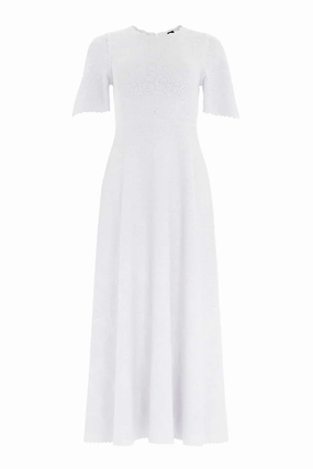 Floral Pointelle Knit Gown