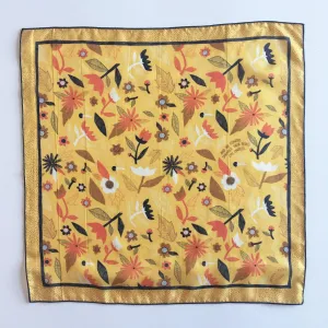 Flower Confetti Silk Scarf
