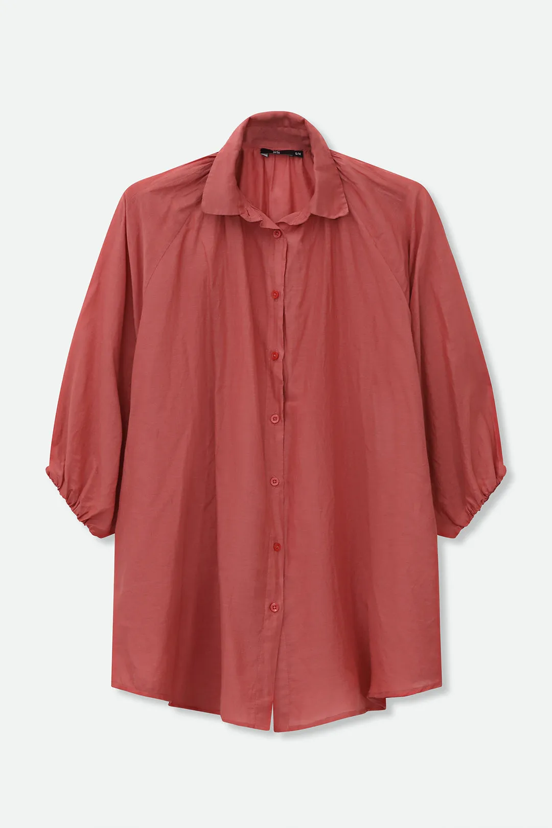FLOWY OVERSIZED BLOUSE IN SILK COTTON