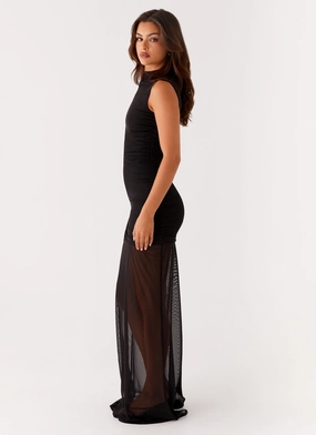 Fondly Mesh Maxi Dress - Black Fondly Mesh Maxi Dress - Black
