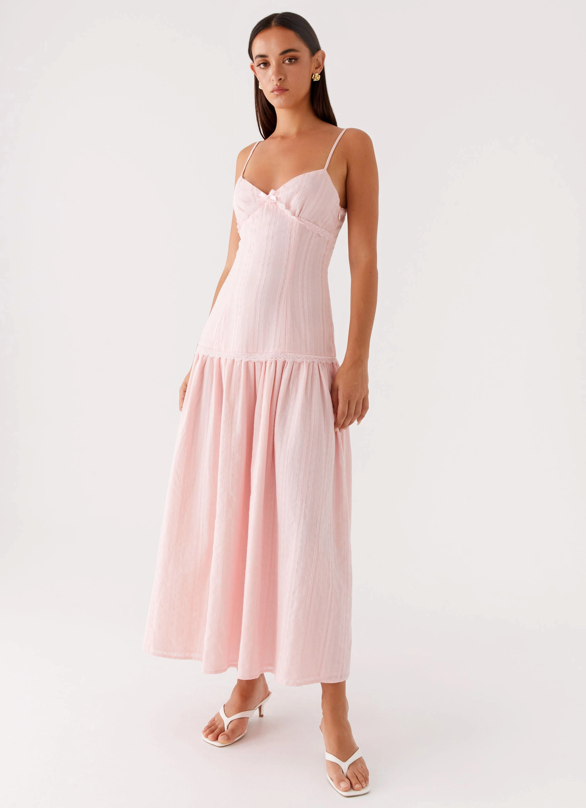 Found You Midi Dress - Pink