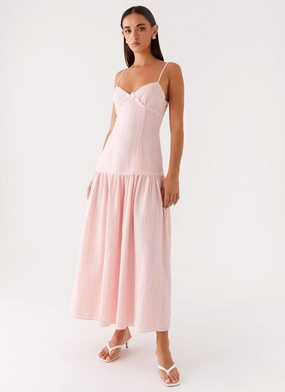Found You Midi Dress - Pink Found You Midi Dress - Pink