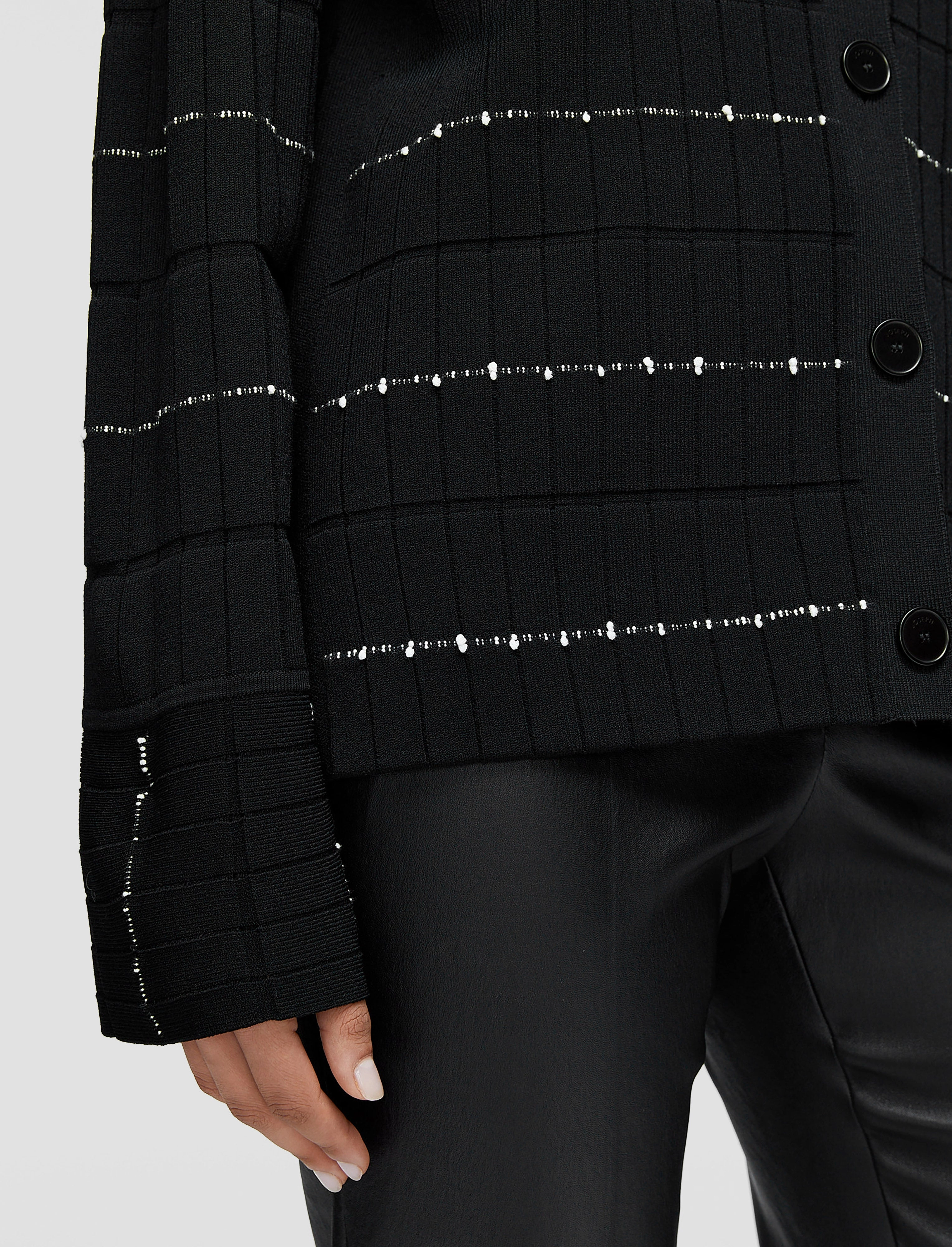 Fragmented Stripes Cardigan