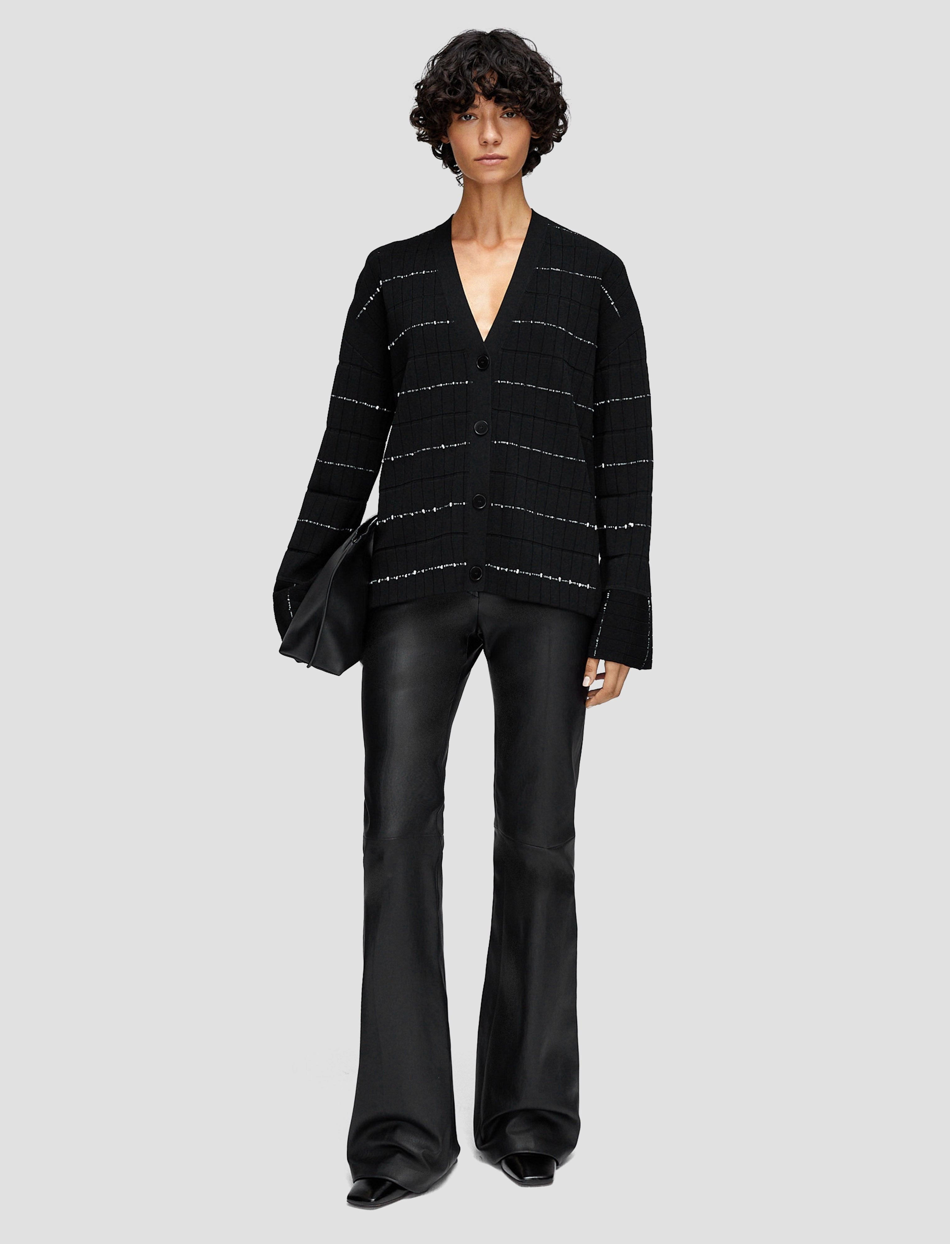 Fragmented Stripes Cardigan