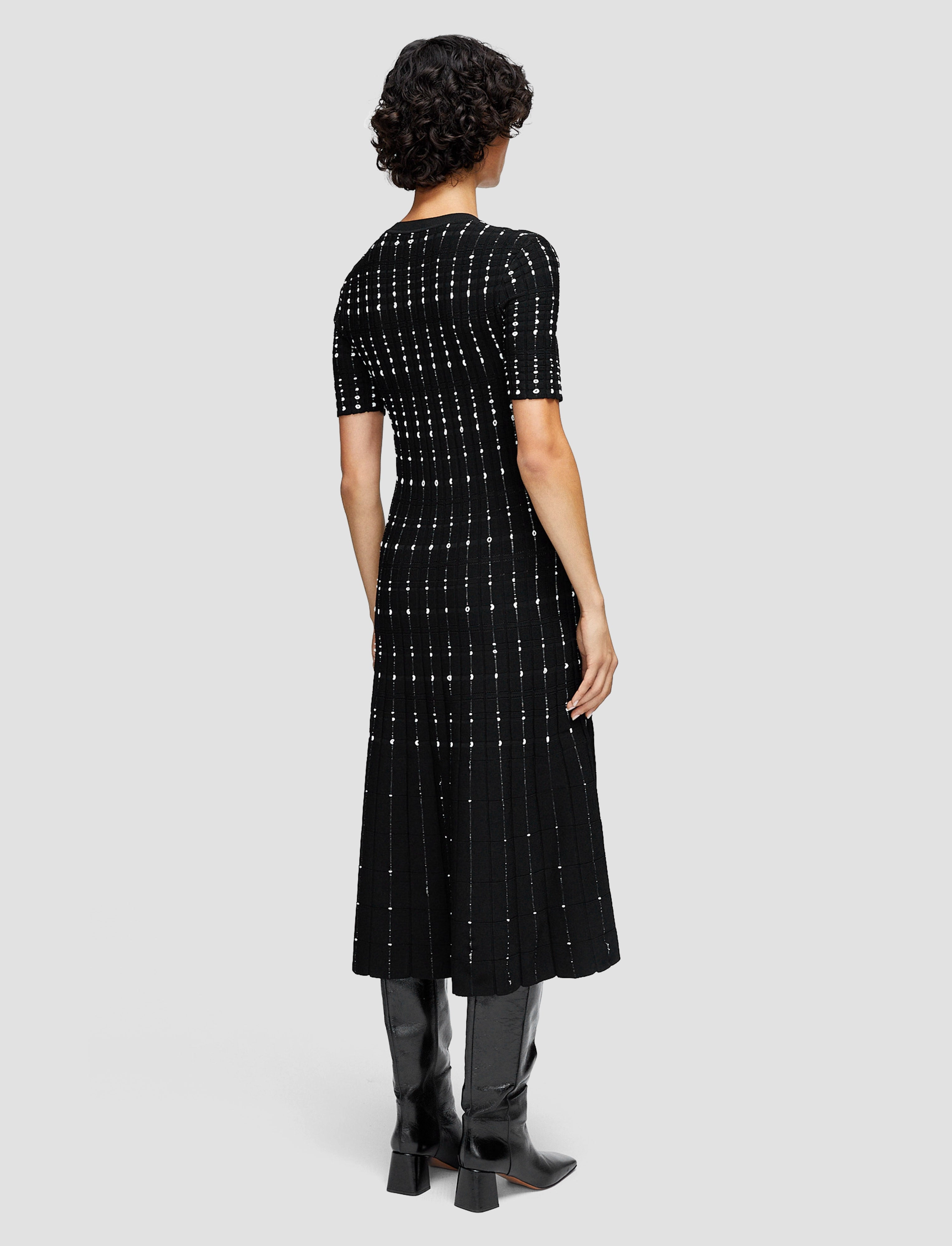 Fragmented Stripes Dress