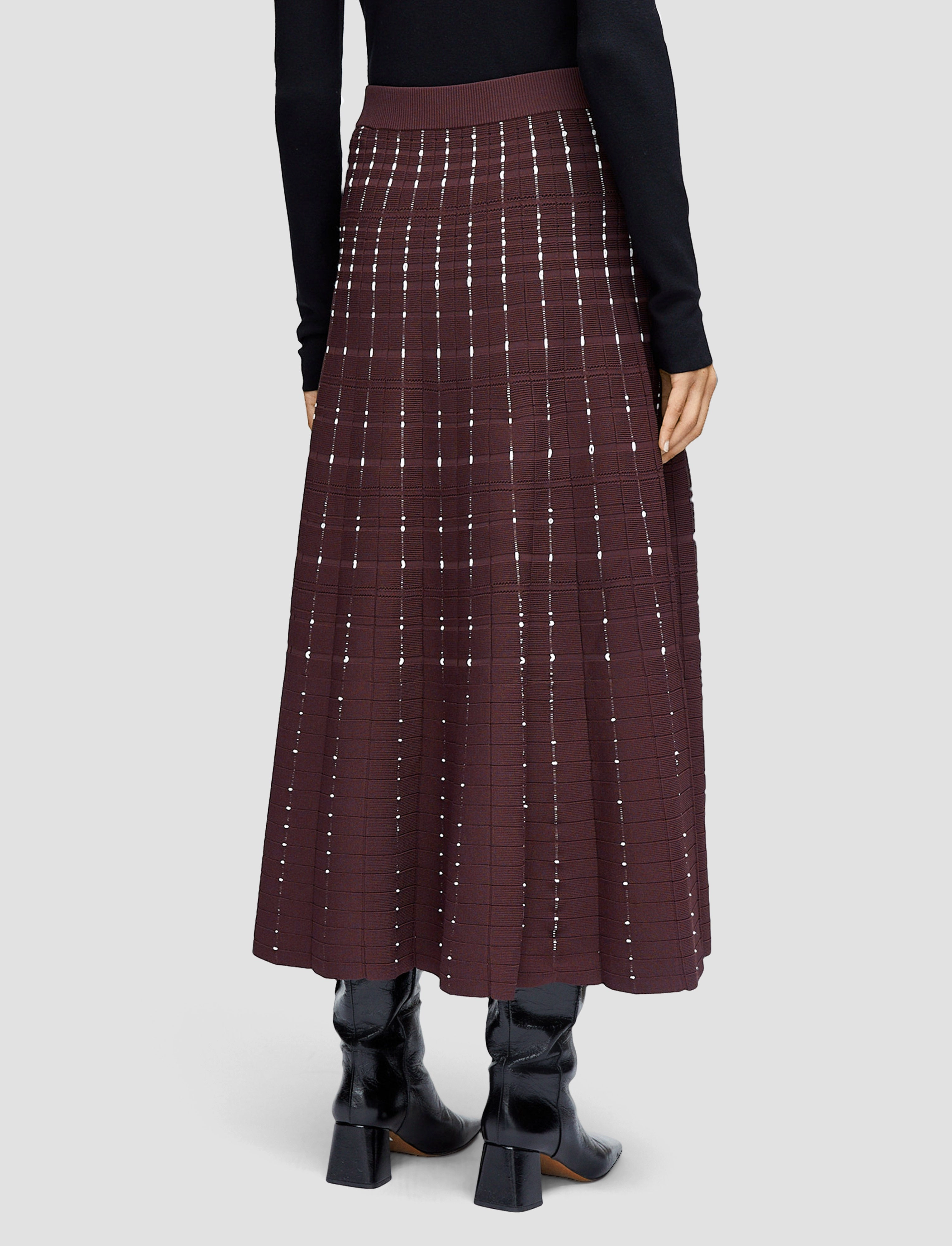 Fragmented Stripes Skirt