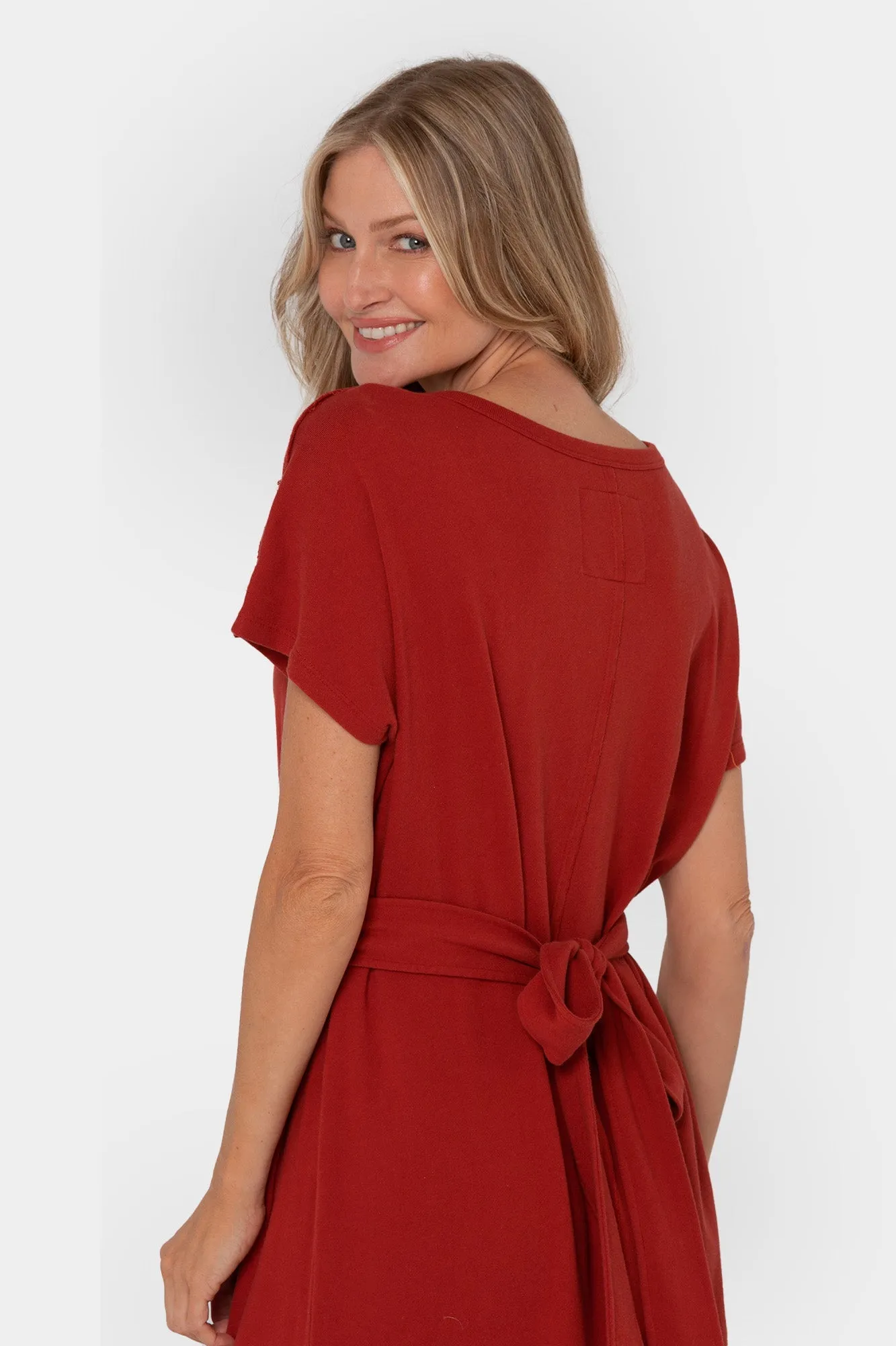 French Terry Midi Dress