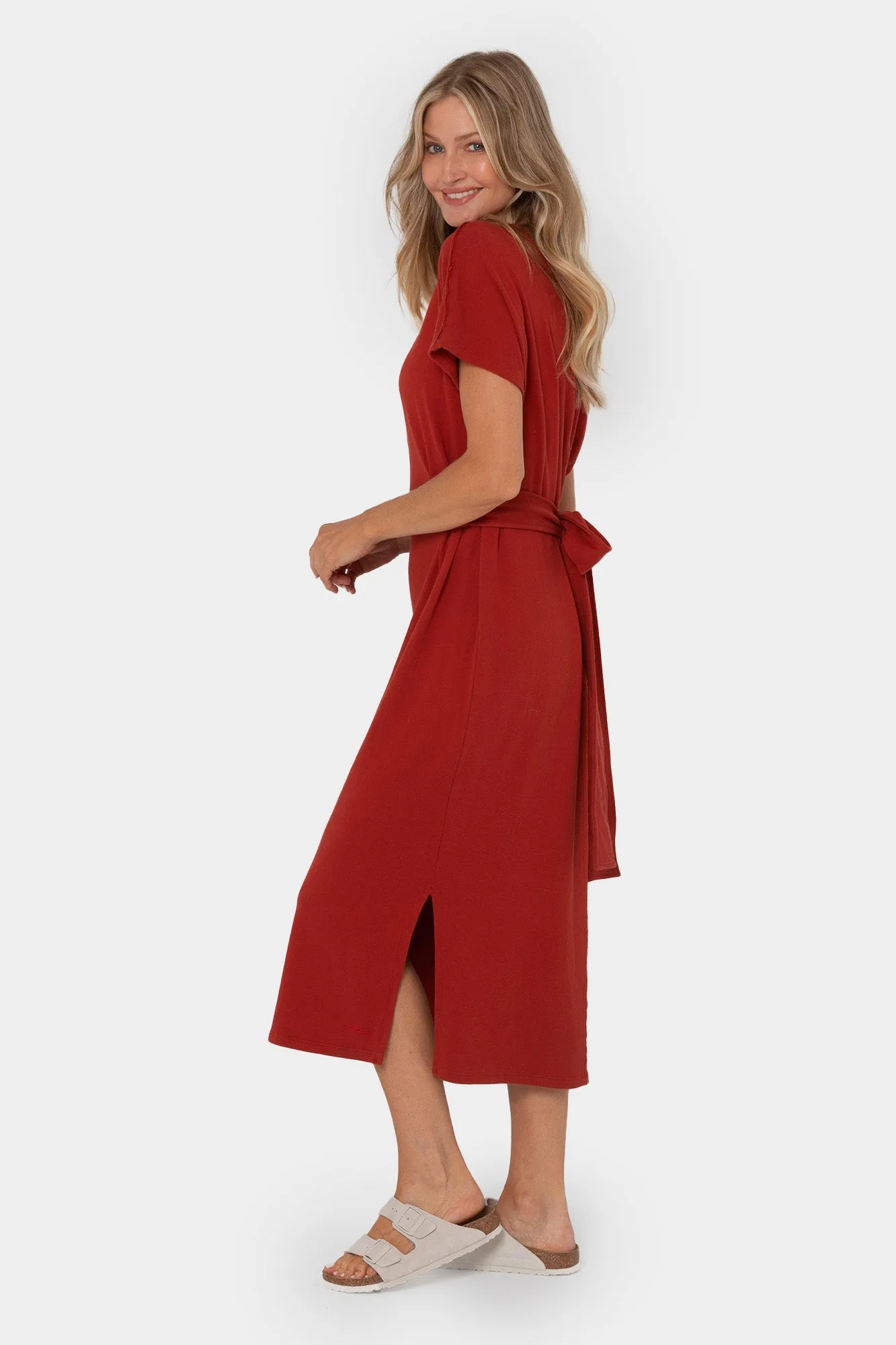 French Terry Midi Dress