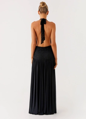 Full Attention Maxi Dress - Black Full Attention Maxi Dress - Black