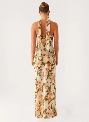 Gali Strapless Maxi Dress - Floral Print Gali Strapless Maxi Dress - Floral Print