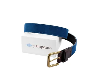 'Gamuza' pampeano Belt - Blue Suede