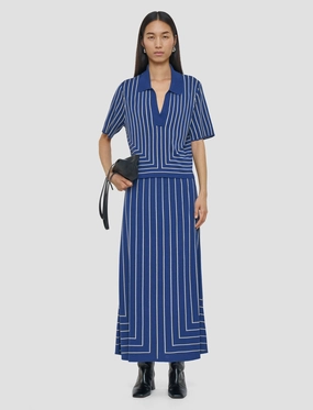 Geometric Jacquard Silk Blend Top Geometric Jacquard Silk Blend Top