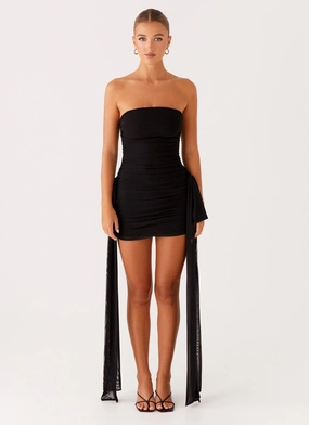 Georgie Mini Dress - Black Georgie Mini Dress - Black