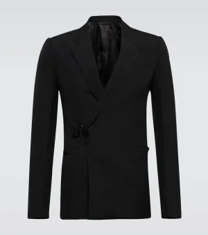Givenchy Slim-fit technical wool suit jacket
