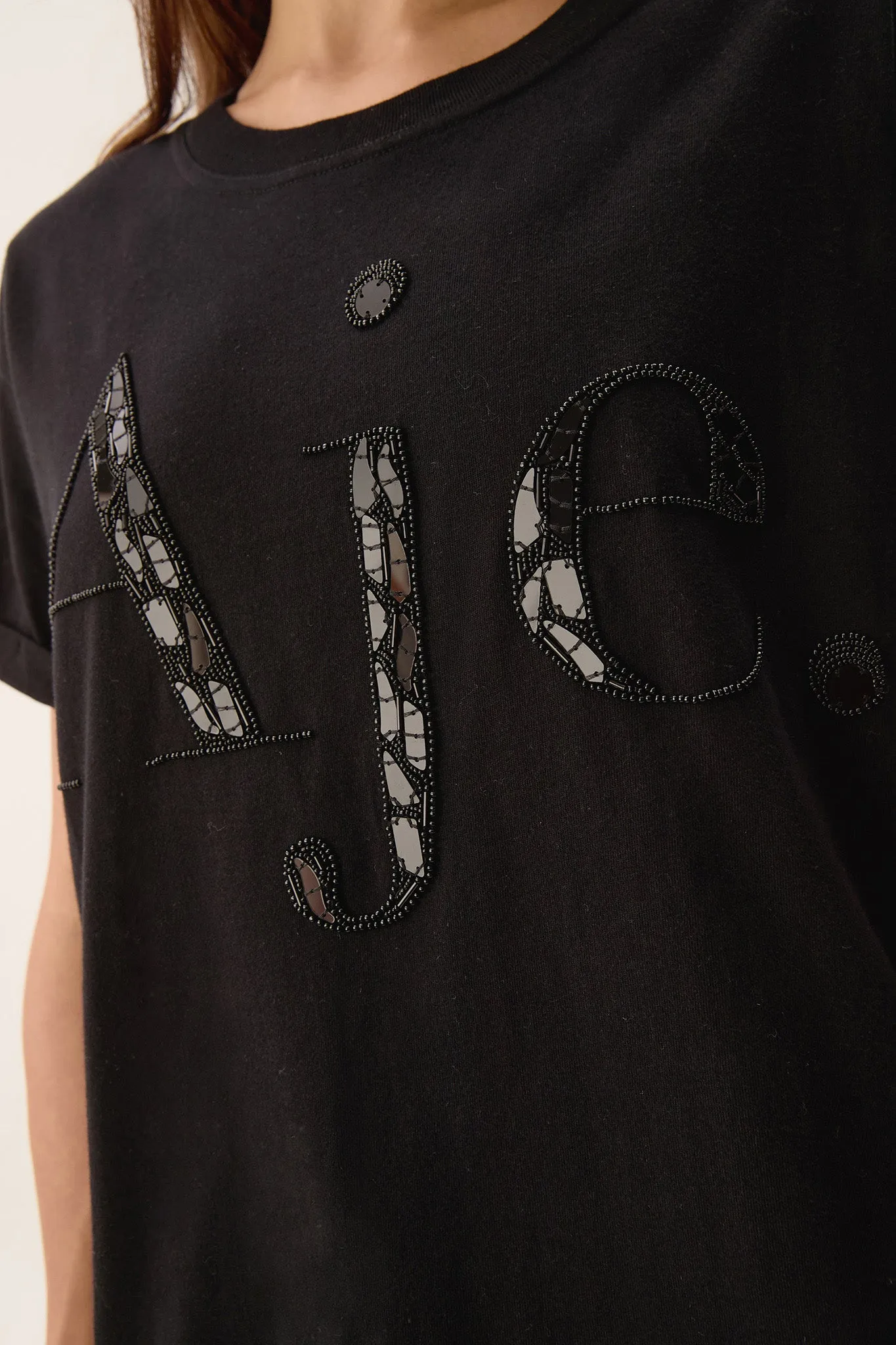 Glider Embellished Logo Tee