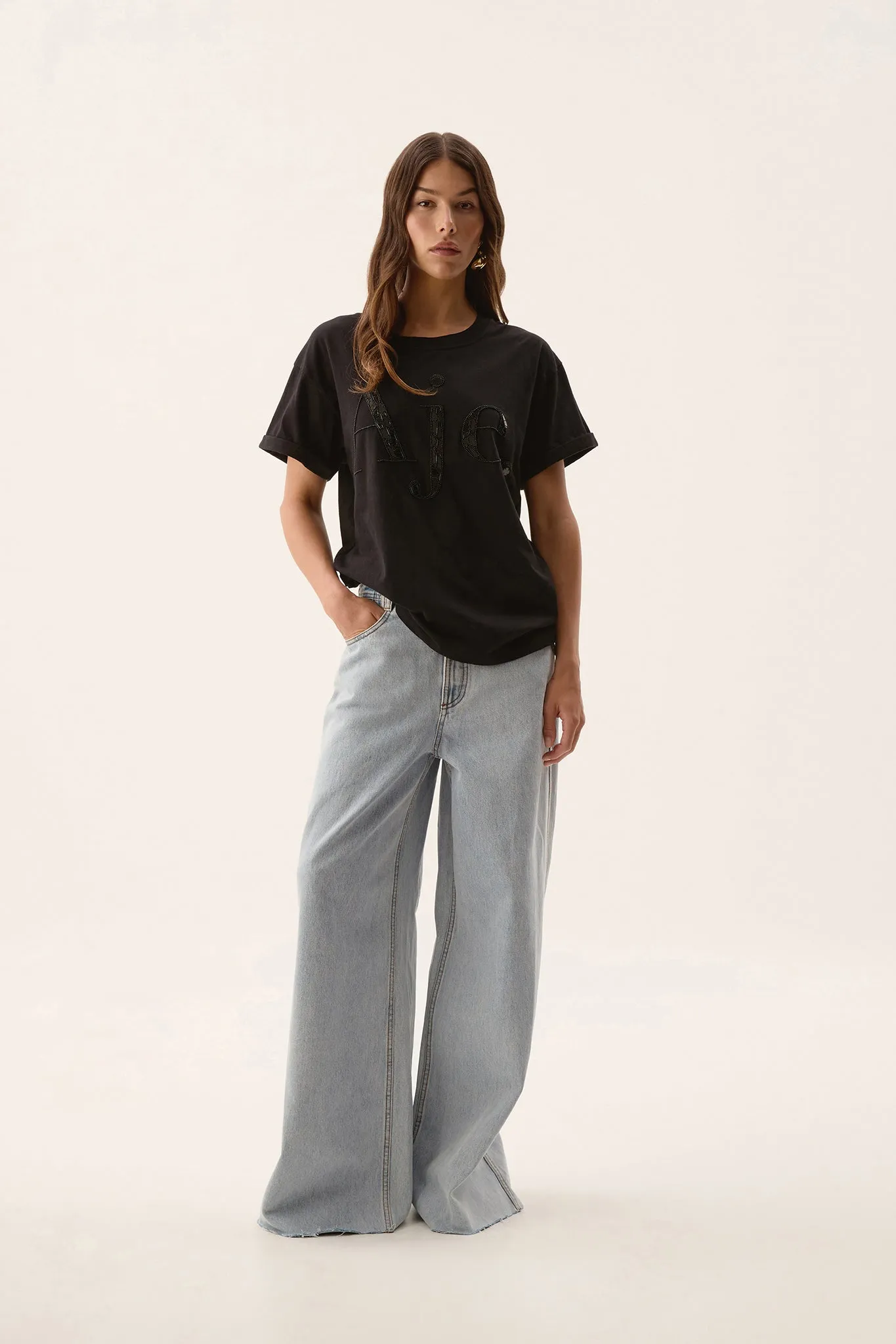 Glider Embellished Logo Tee
