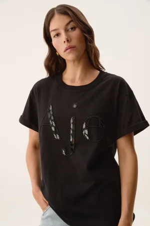 Glider Embellished Logo Tee