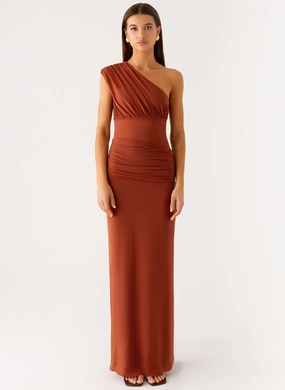 Glimmer Maxi Dress - Rust Glimmer Maxi Dress - Rust