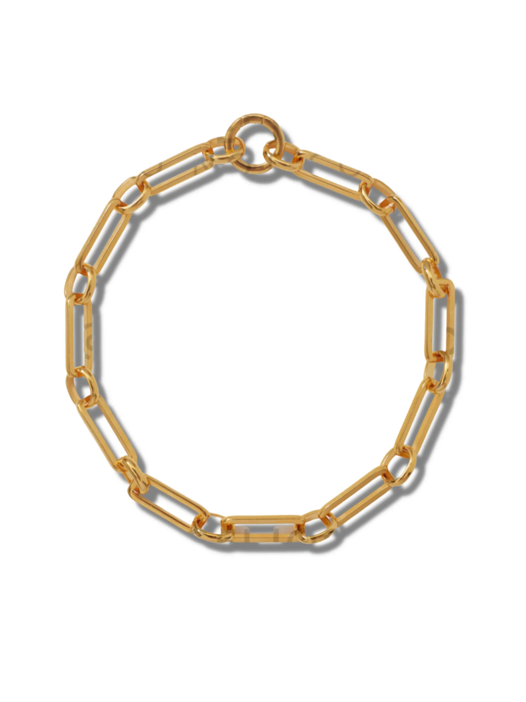 Gold Bravura Link Necklace
