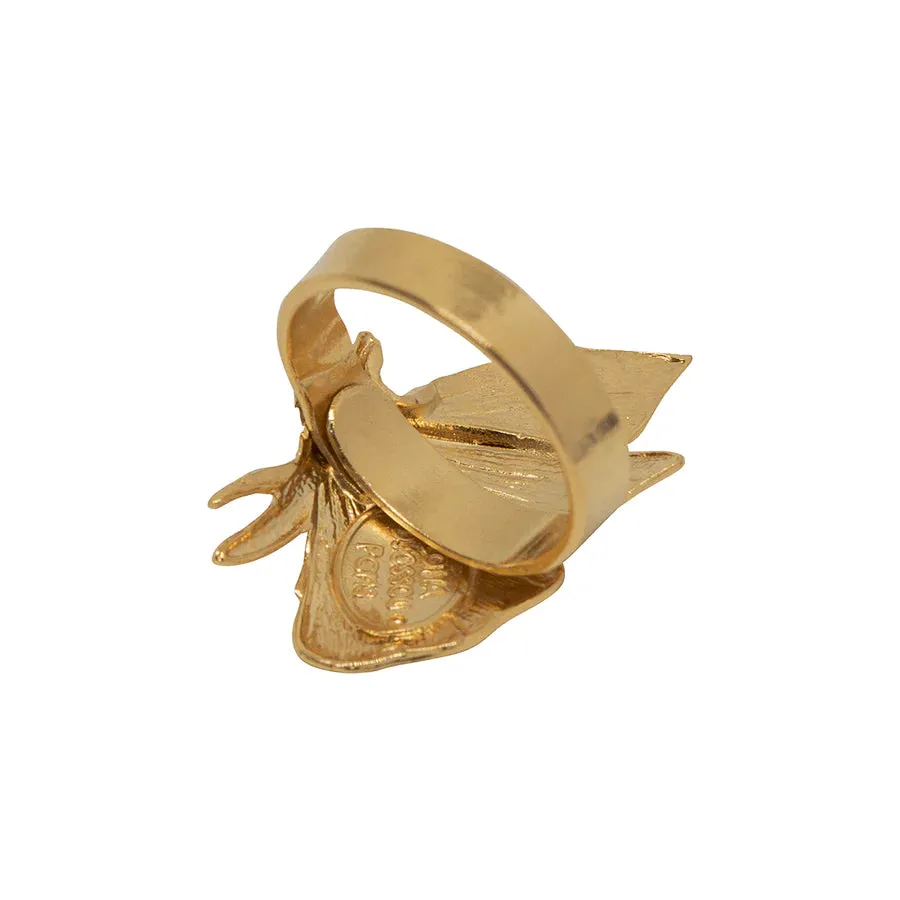 GOLDEN BUTTERFLY RING