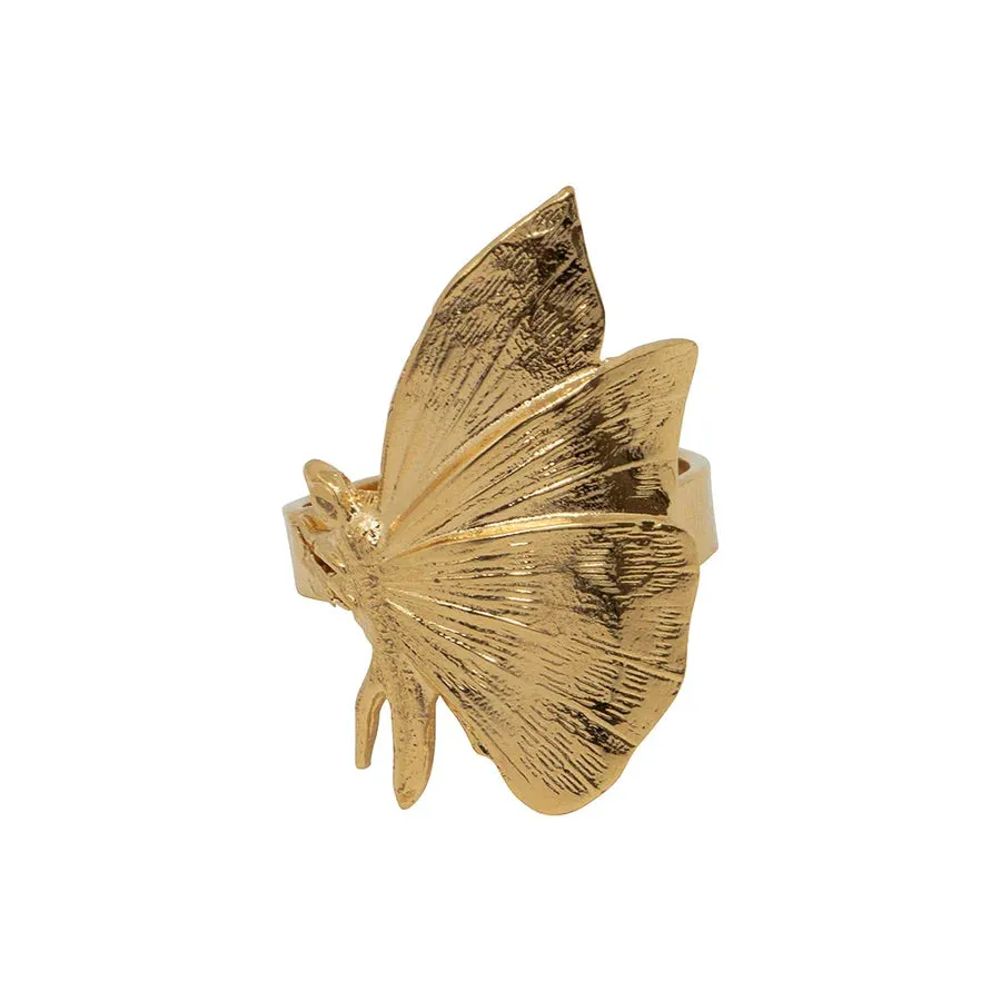 GOLDEN BUTTERFLY RING