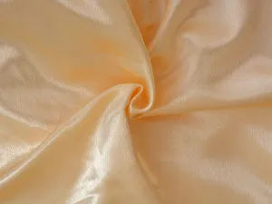 Golden Plain Moss Satin Fabric