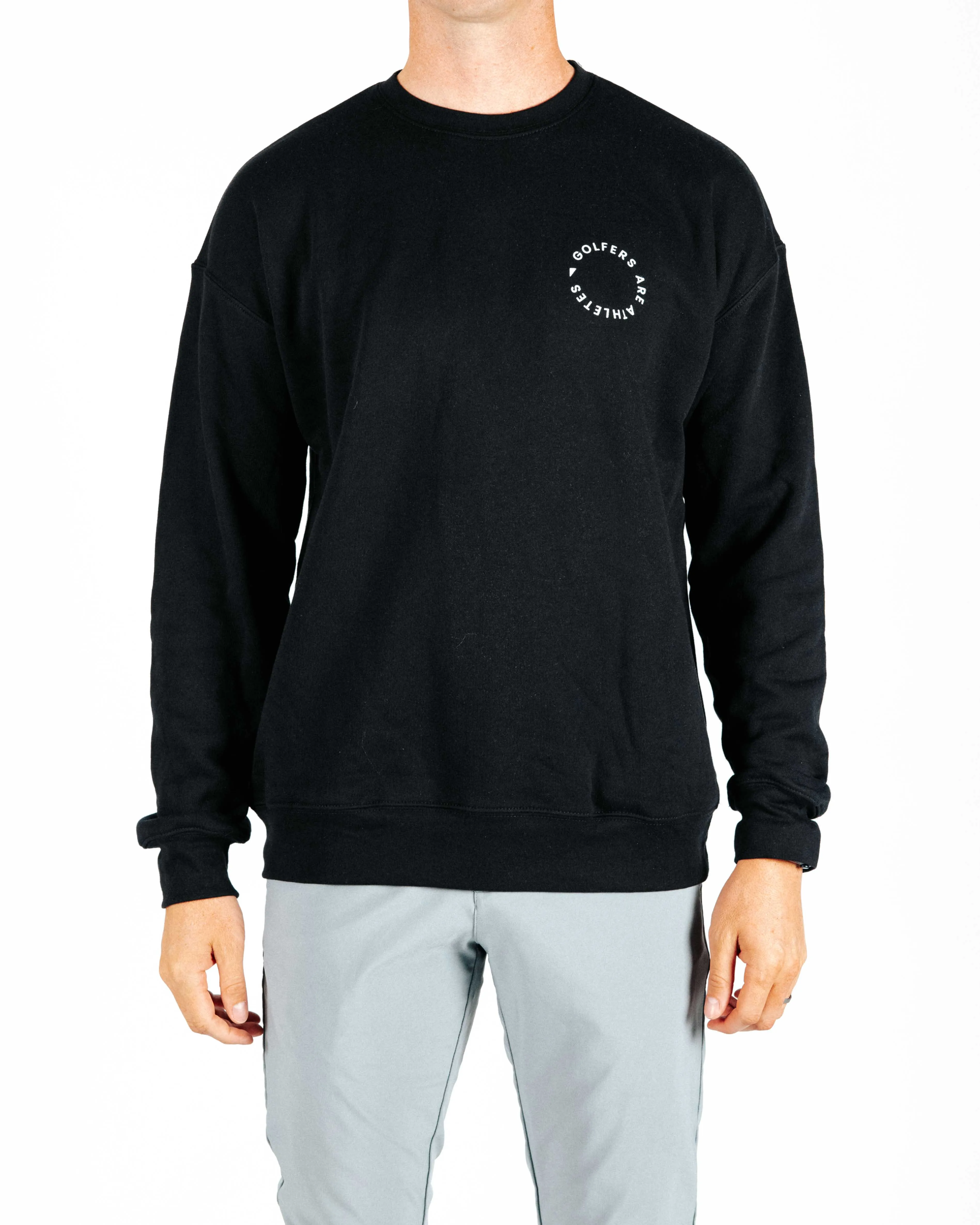 Golfers Are Athletes - Black Crew Neck