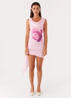 Good Fortune Mini Dress - Pink Good Fortune Mini Dress - Pink