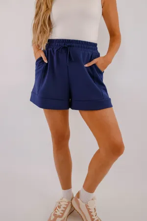 Gotta Catch My Plane Shorts-Navy Gotta Catch My Plane Shorts-Navy