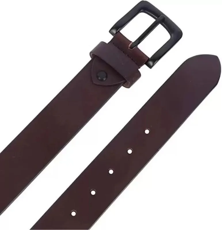 GOUS Men Casual, Evening, Formal, Party Brown Genuine Leather Belt