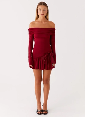 Grazia Mini Dress - Red Grazia Mini Dress - Red