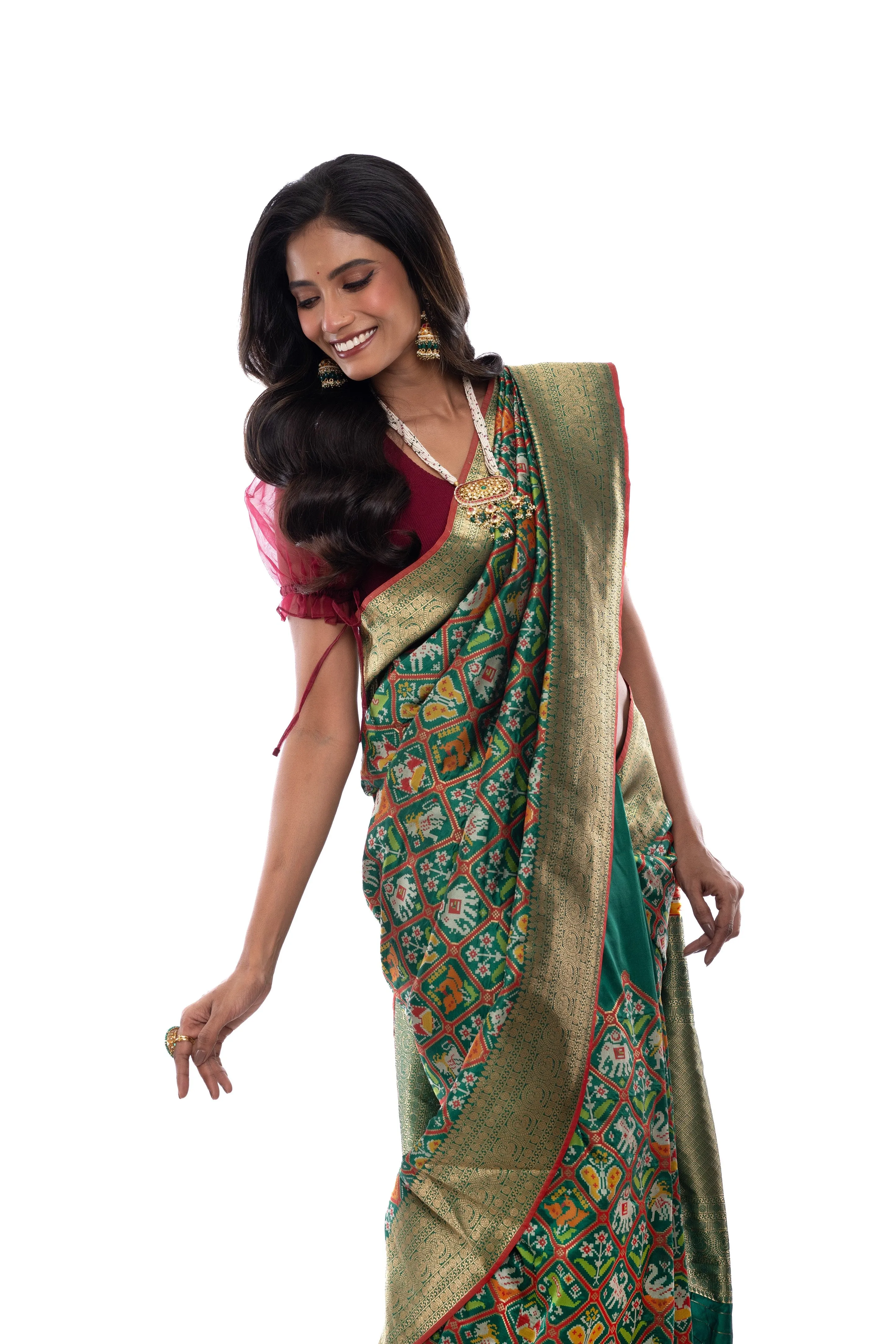 Green Regalia Banarasi Silk Saree
