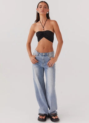 Greta Beaded Top - Black Greta Beaded Top - Black