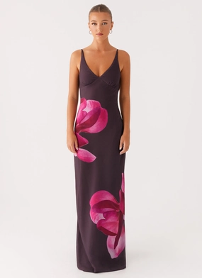 Griselda Maxi Dress - Dark Chocolate Griselda Maxi Dress - Dark Chocolate