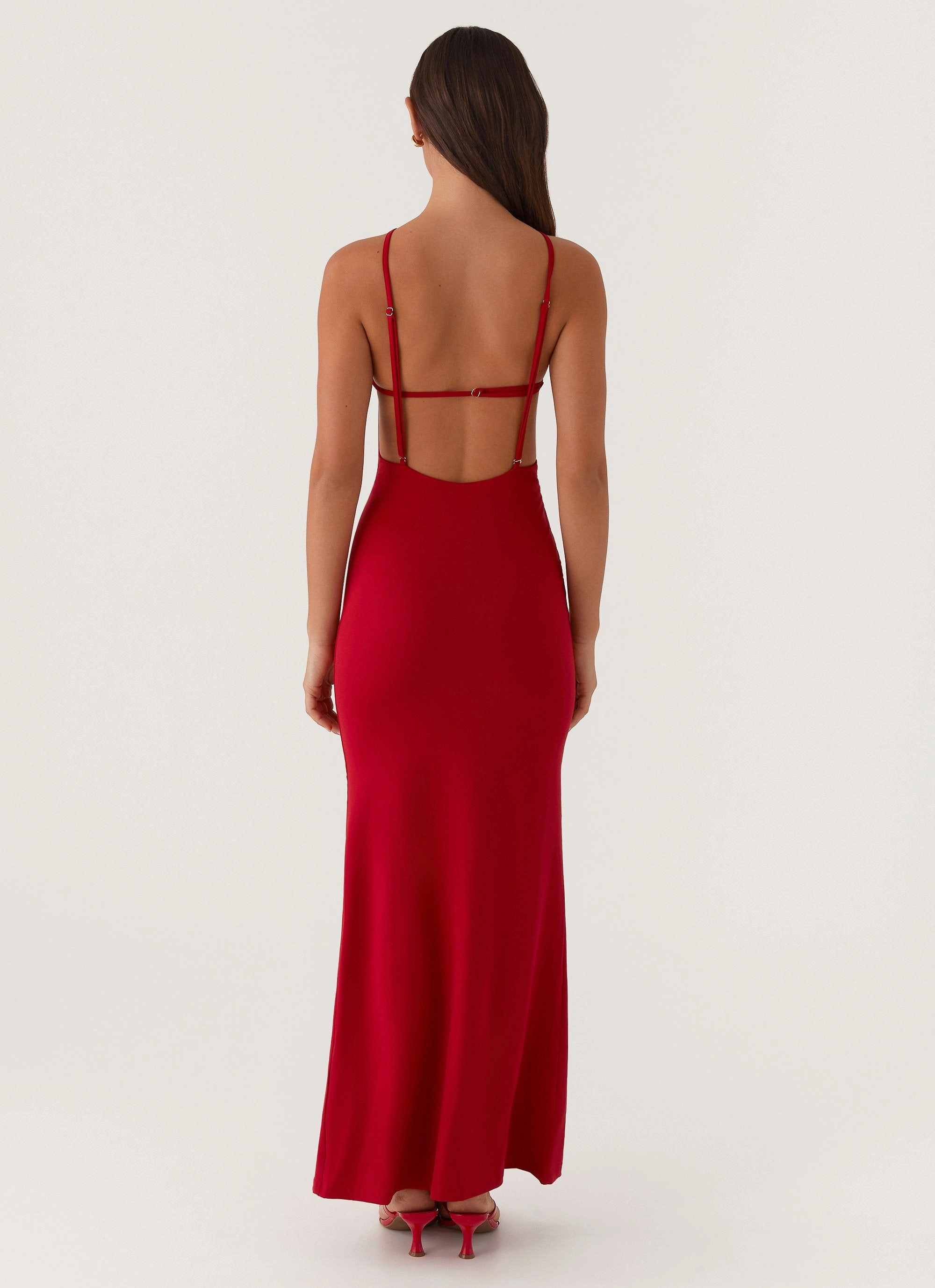 Grow Together Maxi Dress - Red