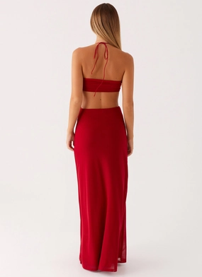 Hallie Maxi Dress - Red Hallie Maxi Dress - Red