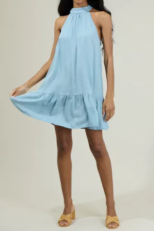 Halter Neck Sexy Mini Dress