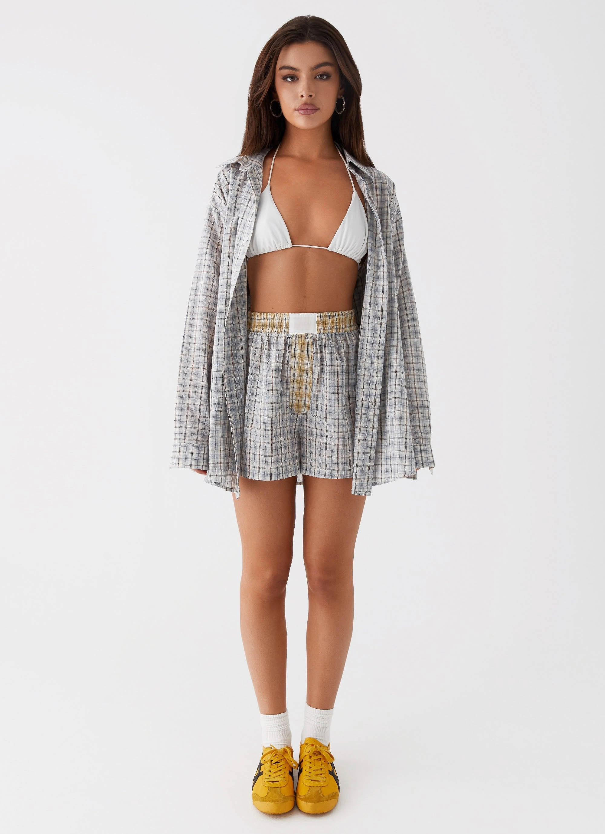 Harley Boxers - Grey Check