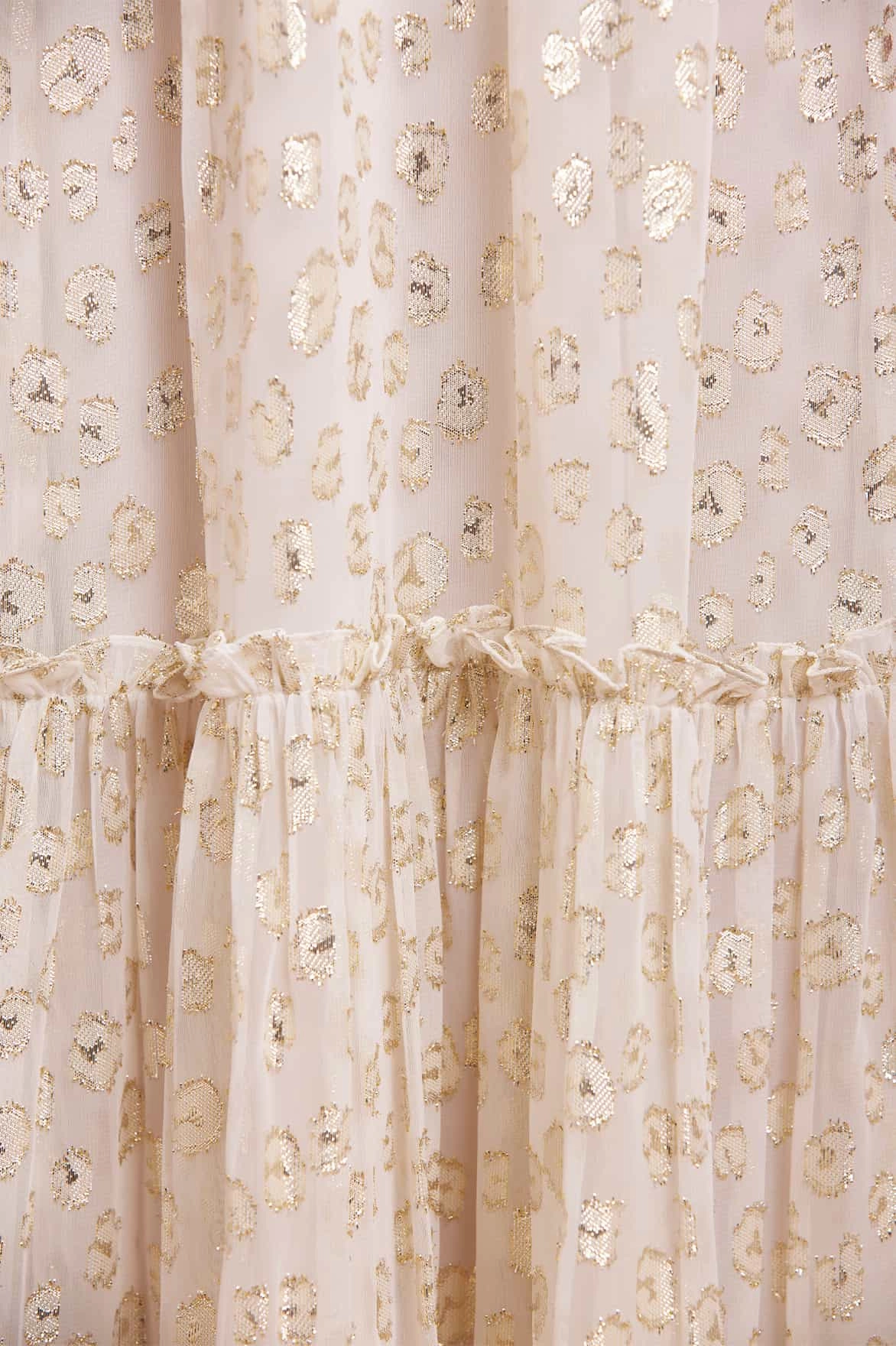 Harper Lurex Cape Ankle Gown