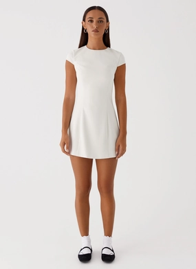 Harriet Mini Dress - Off White Harriet Mini Dress - Off White