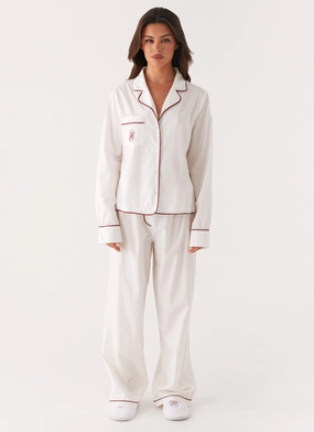 Harry Pyjama Pants - White Harry Pyjama Pants - White