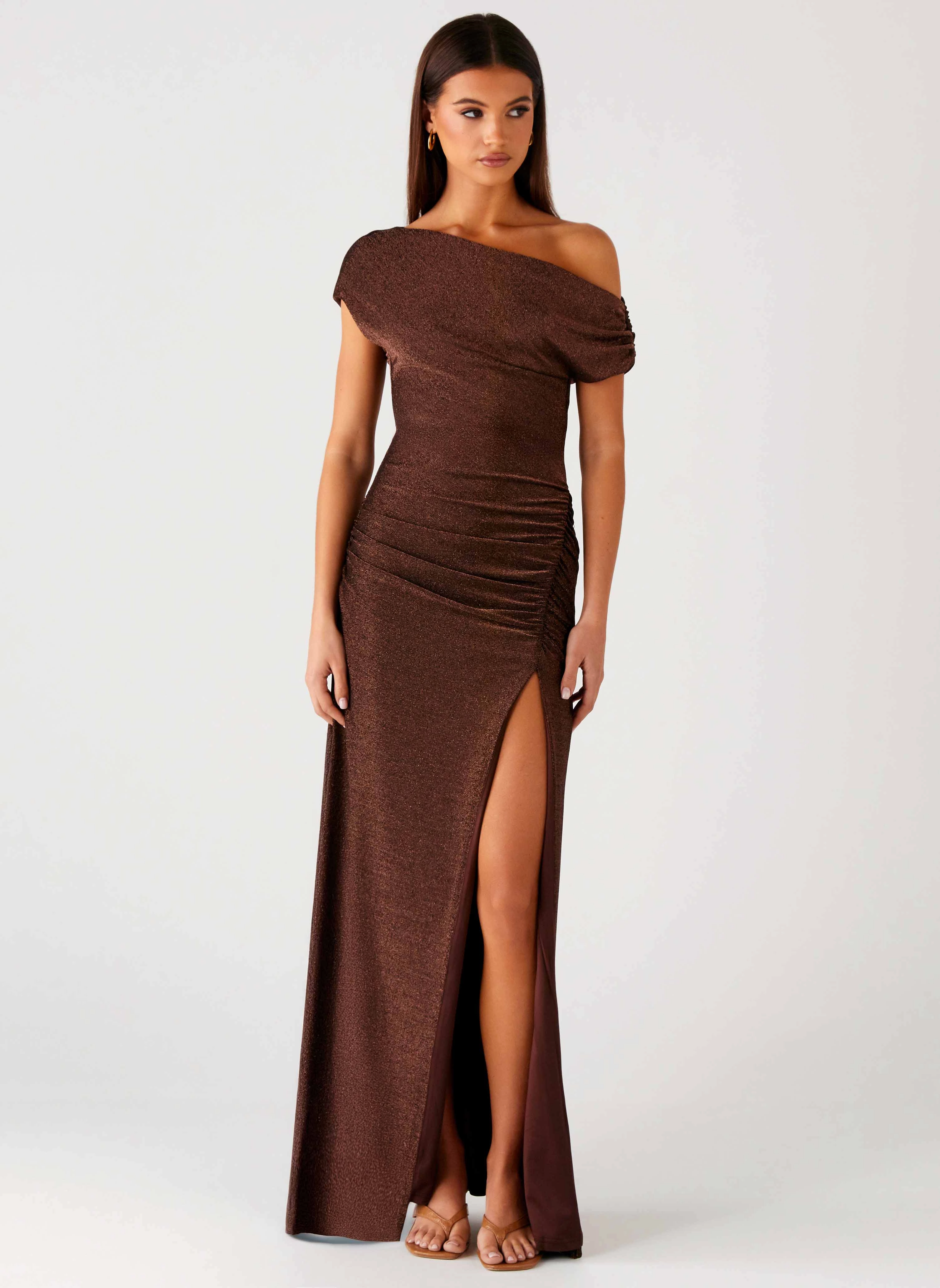 Harvest Moon Maxi Dress - Chocolate