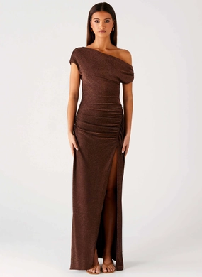 Harvest Moon Maxi Dress - Chocolate Harvest Moon Maxi Dress - Chocolate