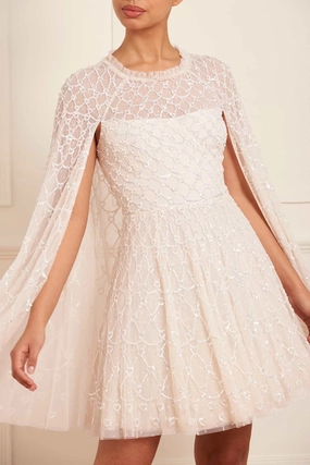 Heart Lattice Micro Mini Dress Heart Lattice Micro Mini Dress