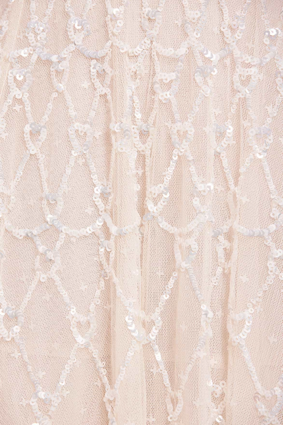 Heart Lattice Micro Mini Dress