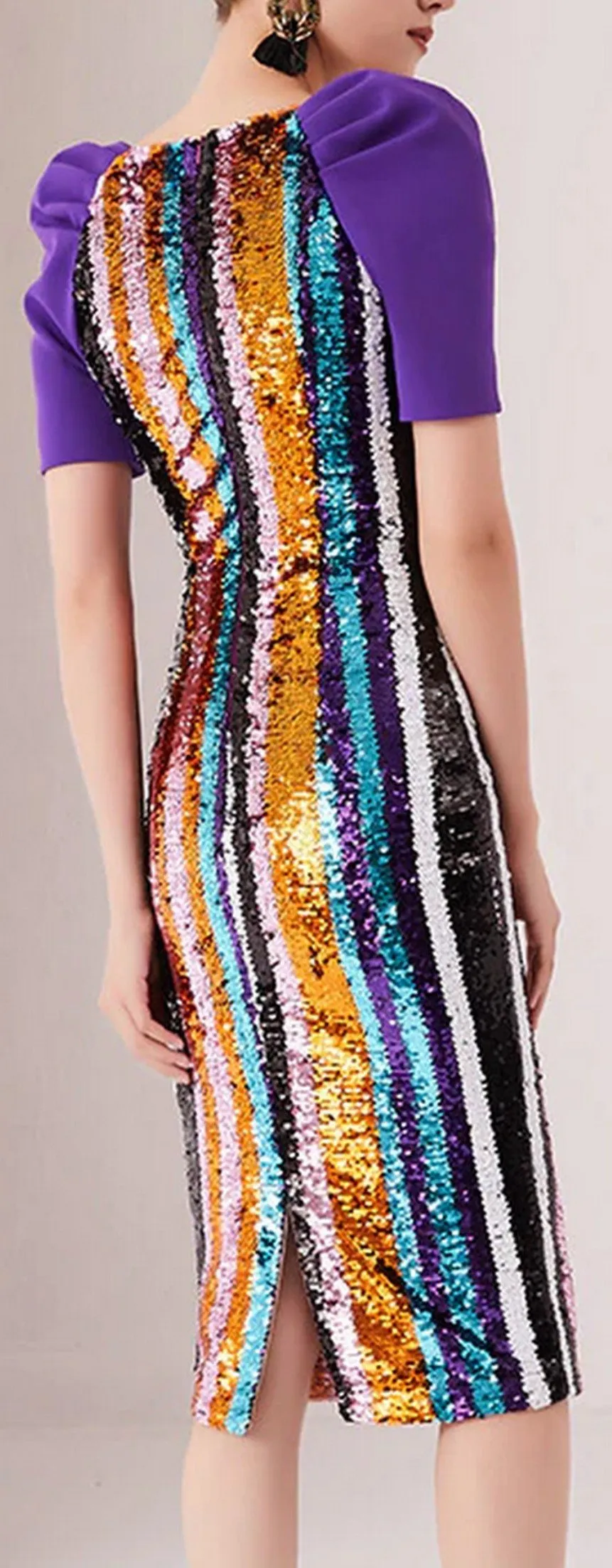 Heavily Sequin-Embellished Dress